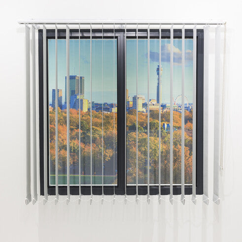 Premium Profile Vertical Blind with Chain and Cord - GS Blinds & Awnings South West Ltd