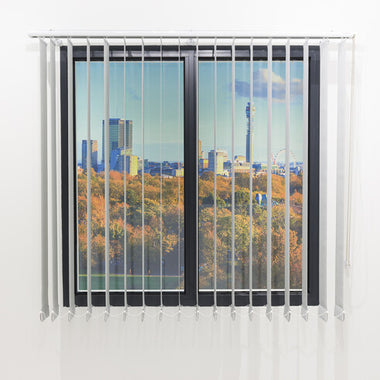 Premium Profile Vertical Blind with Chain and Cord - GS Blinds & Awnings South West Ltd